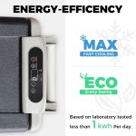AJ30 Portable Refrigerator,Portable Freezer,32 Quart(30L) Electric Cooler,Car Refrigerator,12/24V DC Cable & 110/240V AC,Car Fridge for Camping,Truck,RV,Travel,Fishing,3-YEAR Warranty - Image 8